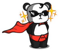 Super panda sticker #6223607