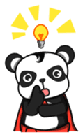 Super panda sticker #6223610