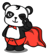 Super panda sticker #6223613