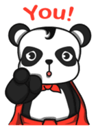 Super panda sticker #6223617