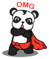 Super panda sticker #6223620