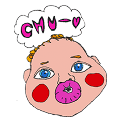 Adult like a, baby Sticker