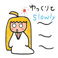 English course of Dr. girl and cat sticker #6223719