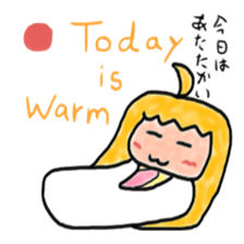 English course of Dr. girl and cat sticker #6223721