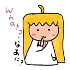 English course of Dr. girl and cat sticker #6223735