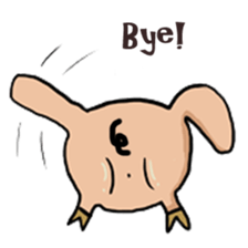 Big head pig sticker #6224163