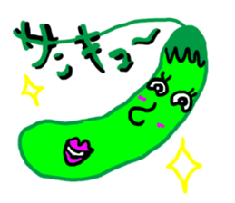 Mrs. Cucumber sticker #6224524