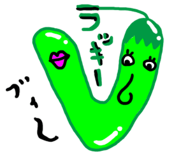 Mrs. Cucumber sticker #6224537