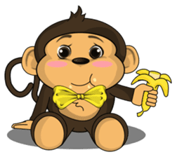 Baby Monkey sticker #6224592