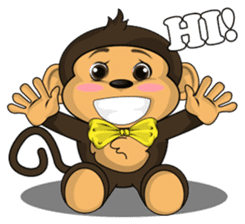 Baby Monkey sticker #6224598