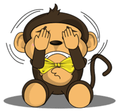 Baby Monkey sticker #6224610
