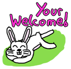 Wonder bunny sticker #6224756