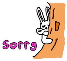 Wonder bunny sticker #6224759