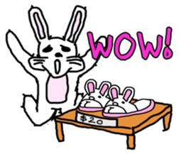Wonder bunny sticker #6224782