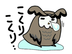 TWo  owls sticker #6224913