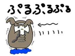 TWo  owls sticker #6224919