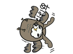 TWo  owls sticker #6224927