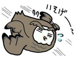 TWo  owls sticker #6224941