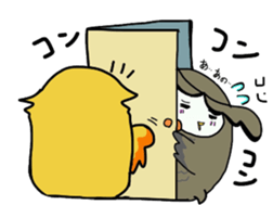 TWo  owls sticker #6224943