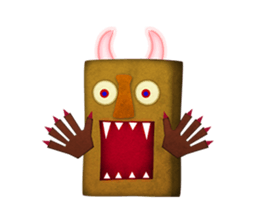 A rich emotional expression Monsters. sticker #6225864