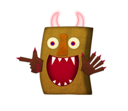 A rich emotional expression Monsters. sticker #6225865