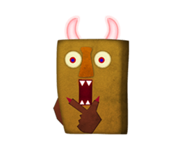 A rich emotional expression Monsters. sticker #6225868