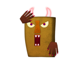 A rich emotional expression Monsters. sticker #6225870