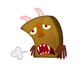 A rich emotional expression Monsters. sticker #6225871