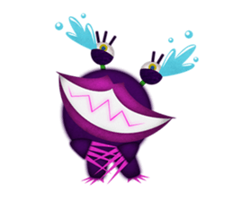 A rich emotional expression Monsters. sticker #6225874