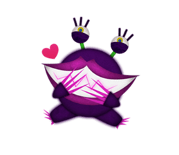 A rich emotional expression Monsters. sticker #6225878