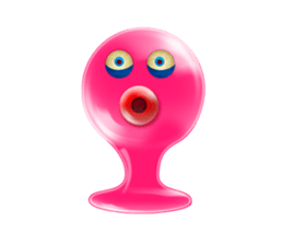 A rich emotional expression Monsters. sticker #6225880