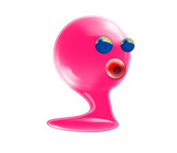 A rich emotional expression Monsters. sticker #6225883