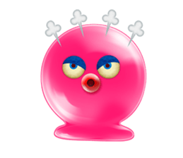 A rich emotional expression Monsters. sticker #6225885