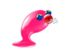 A rich emotional expression Monsters. sticker #6225886