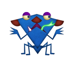 A rich emotional expression Monsters. sticker #6225888