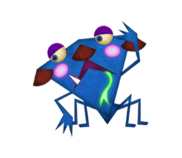 A rich emotional expression Monsters. sticker #6225889