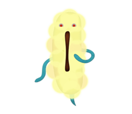 A rich emotional expression Monsters. sticker #6225897