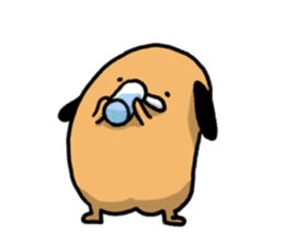 The life of adorably ugly dog 2 sticker #6227150