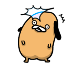 The life of adorably ugly dog 2 sticker #6227153