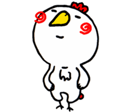 Action Chicken Sticker. sticker #6227267