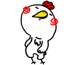 Action Chicken Sticker. sticker #6227268
