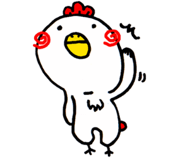 Action Chicken Sticker. sticker #6227270