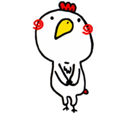 Action Chicken Sticker. sticker #6227276