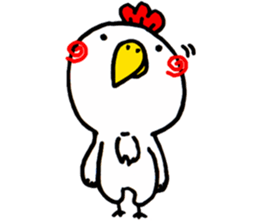 Action Chicken Sticker. sticker #6227277