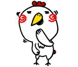 Action Chicken Sticker. sticker #6227278