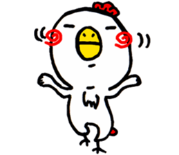 Action Chicken Sticker. sticker #6227280