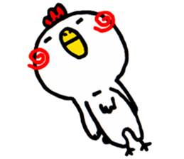 Action Chicken Sticker. sticker #6227282