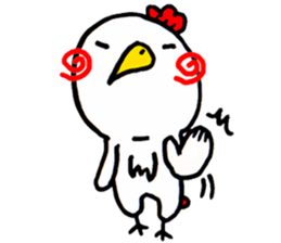 Action Chicken Sticker. sticker #6227283