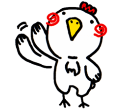 Action Chicken Sticker. sticker #6227284