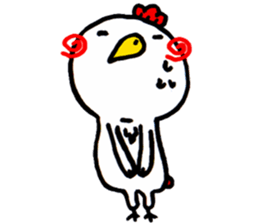 Action Chicken Sticker. sticker #6227287